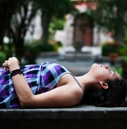 Woman relaxing, photo