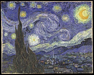 Starry Night, By Vincent Van Gogh