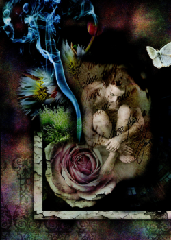 mystical artwork with tear
