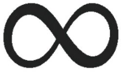 The Celtic Weave follows the shape of an infinity symbol.